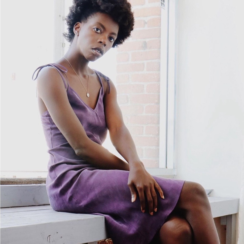 Love Faustine Marjorie Slip Dress Violet
